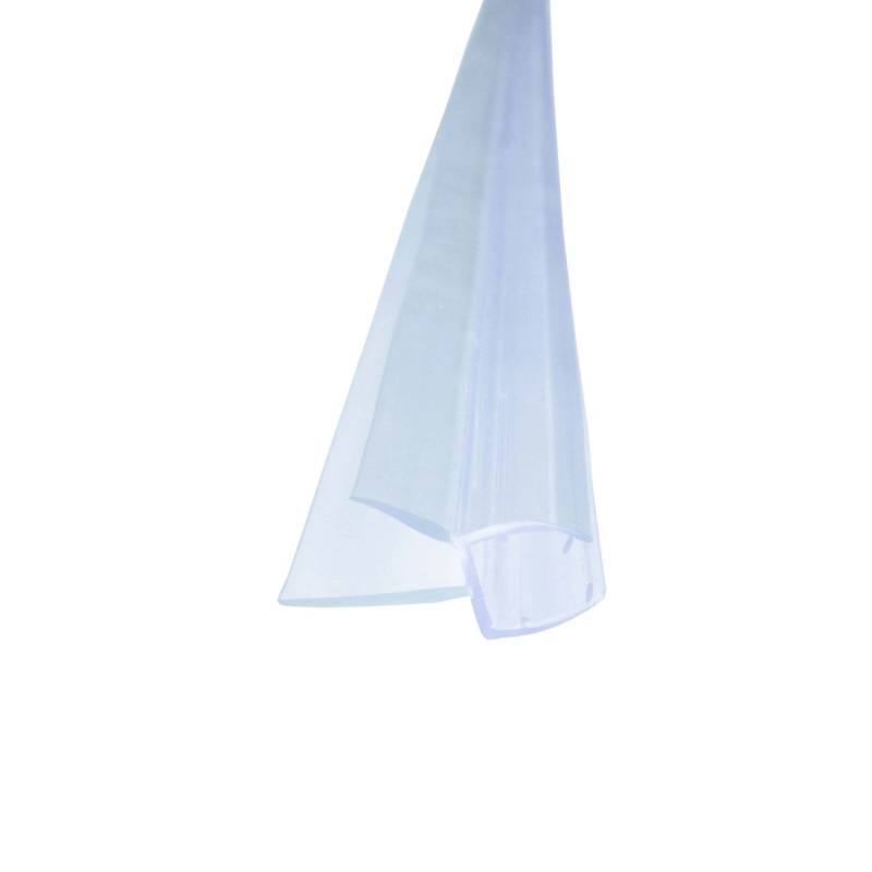 Bagnoxx Schleiflippendichtung Doppelte Weichlippe 1m für 6mm Glas Transparent von Bagnoxx
