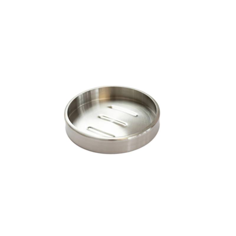 Bagnoxx Seifenschale für Feste Seife 11cm x 2cm Edelstahl Silber von Bagnoxx