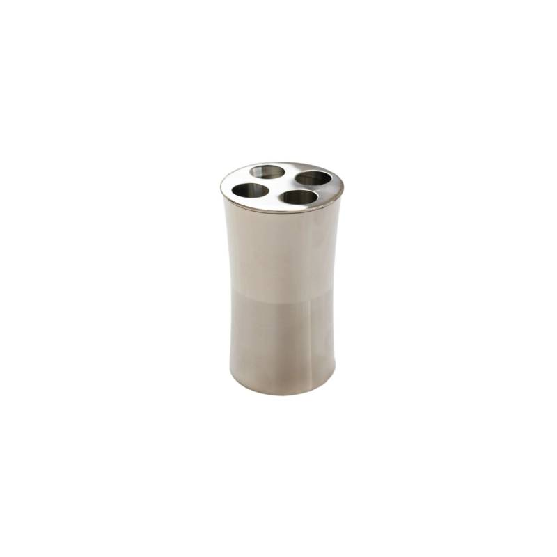 Bagnoxx Zahnbürstenhalter Einsatz 6,5 x 11,5cm Edelstahl Silber von Bagnoxx