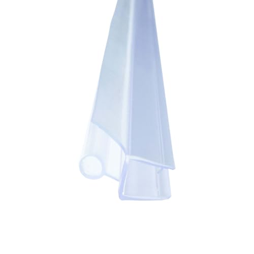 Bagnoxx Duschdichtung Schleiflippendichtung 1m, Transparent für 6mm Glasstärke Wasserabweisprofil für Türdichtung unten, Duschlippe aus PVC Bagnoxx Duschdichtung Schleiflippendichtung 1m, Transparent für 6mm Glasstärke Wasserabweisprofil für Türdichtung unten, Duschlippe aus PVC von Bagnoxx