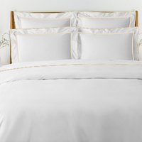 Weißer Bettbezug Aus Baumwollsatin Mit Fadenzahl 400 Und Verschiedenen Stickereien von Bagtiquette