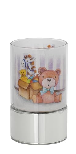 Bagutta Lampe aus Glas Höhe 15 cm mit Dekor Spielzeugbox. Die Referenz ist:B 4217-15 von Bagutta