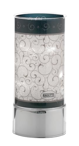 Bagutta Lampe aus Glas Höhe 20 cm mit grünem Lockendekor. Die Referenz lautet L 7051-20. von Bagutta