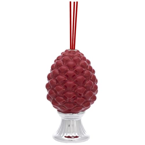 Bagutta Zapfen mit rotem Diffusor mit silbernem Sockel Höhe: 15 cm Die Referenz ist 2114-02 ARO von Bagutta