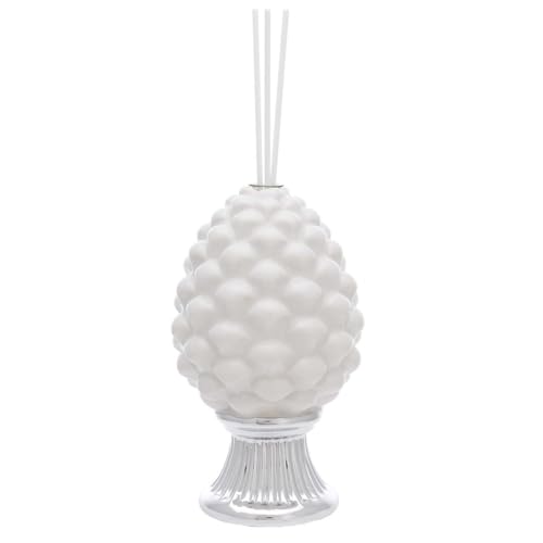 Bagutta Zapfen mit weißem Diffusor mit silbernem Sockel Höhe: 10 cm Die Referenz ist 2114-01 ABI von Bagutta