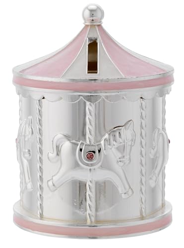 Spardose Bagutta.Spardose Karussell 8 * 13 Rosa Die Referenz ist: B 4224 R von Bagutta