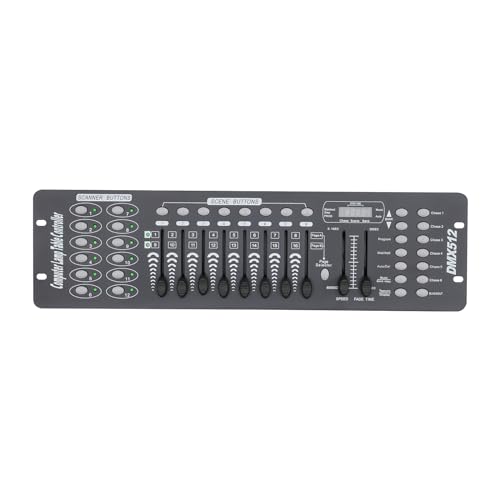 Controller DMX 512 192 Kanäle Lichtsteuerung DJ Disco KTV Beleuchtung Party für Bühnenlicht Moving Head Club Licht Par Lights Nebelmaschine Controller DMX 512 192 Kanäle Lichtsteuerung DJ Disco KTV Beleuchtung Party für Bühnenlicht Moving Head Club Licht Par Lights Nebelmaschine von Bagyaluu