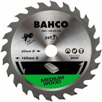 24-Zähne Kreissageblätter für Akku-Kreissägen in Holz 150 mm x 10 mm - Bahco von Bahco
