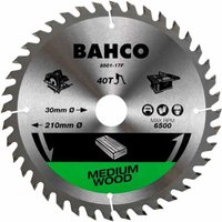40-Zähne Kreissägeblätter mit hartmetallbestückten, feinen Zähnen für Arbeiten in Holz, 190 mm - Bahco von Bahco