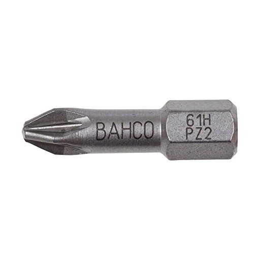 Bahco 61H/PZ1 Extraharte Bits für Pozidriv-Schrauben 25mm PZ1 10 Stück, 0 W, 0 V von BAHCO