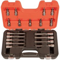 S18 torx 1/2 Einsätze mit torx® kurz + lang Stecknüsse Satz 18 tlg. - Bahco von Bahco