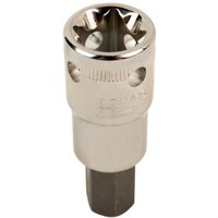 Bahco 1/2-Vierkant-Antriebssteckschlüssel mit vier Bohrungen zur sicheren Befestigung, für 1/4-Sechskantschrauben von Bahco