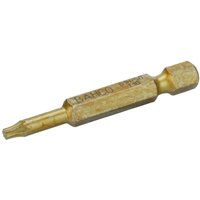 1/4 Extra-harte Torsions-Schraubendreher Bits für TORX-T15-Schrauben 50 mm - 5 Stk./Kunststoffbox - Bahco von Bahco