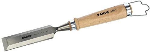 Bahco Stechbeitel, Holzgriff, vernickelter Stahlring, 32 X 140mm 425-32, Silver/Brown von BAHCO