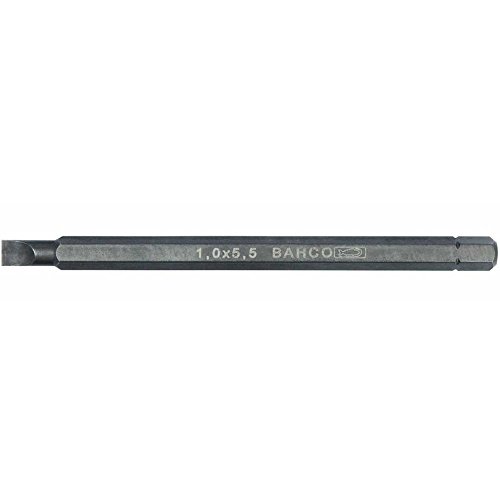 Bahco 8242-2P Sechskantklingen 1/4 Zoll, 100 mm, 1 mm für Schlitz-Schrauben, 2 Stück von Bahco