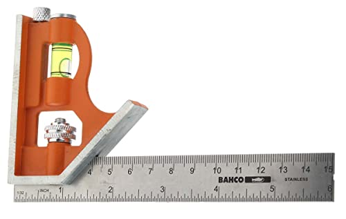 Bahco Winkelschmiege, Skalen L. 150 mm, 6Zoll aus Edelstahl, mit Schreiber von BAHCO