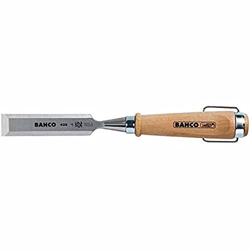 Bahco IR425-40 Stechbeitel 40x140mm mit Holzgriff, Silver/Brown, 425-40 von BAHCO