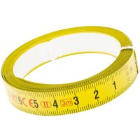 Bahco Stahl-Maßband für die Werkbank, selbstklebend, linksseitige Messskala, 6 m von Bahco