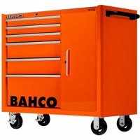 Bahco - Classic Werkstattwagen 40 mit Schrank und 6 Schubladen, orange von Bahco