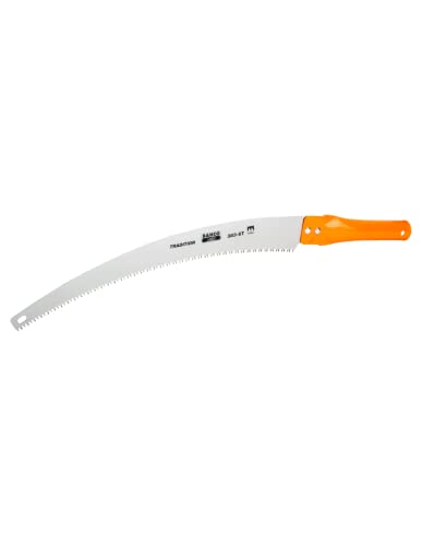 BAHCO Orange Gebogene Holz Pruning Säge mit HEPA Filter, 50.0 mm Breite, 0.64 lbs, 28V, Garten-Säge von BAHCO
