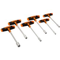 Bahco - Steckschlüssel-Satz mit T-Griff für Sechskantschrauben 5 - 13 mm - 6-tlg. von Bahco