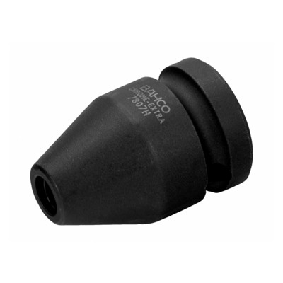 Verbindungsteil 1/2"-Vierkantantrieb zu 1/4"-Sechskant-Bithalter, in phosphatierter Ausführung, 38 mm von Bahco