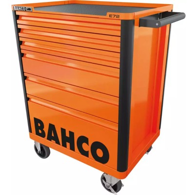 Werkstattwagen mit 6 Schubladen E72, orange, 693 mm × 510 mm × 955 mm von Bahco