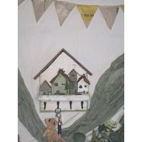 Wandschlüsselhalter/Schlüsselbrett Holz Wandschlüsselhalter/Schlüsselbrett Holz von BahnisWunderwerke