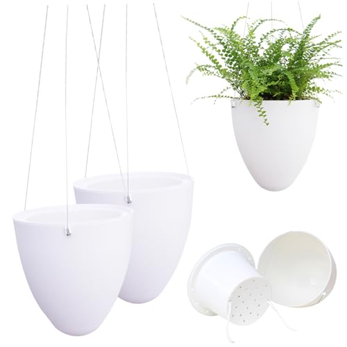 2PCS Blumenampel Makramee Blumenampel Hängend Innen Hängeampel Hängepflanzen Topf Hängeampel Innen Makramee Hängend Hanging Basket von Bai42Ylou