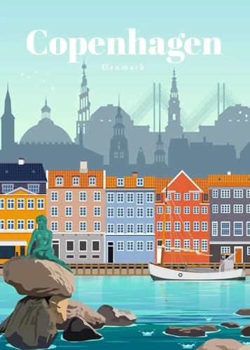 Abstrakte Reise Landschaft Städte Kopenhagen Poster Drucke Wand Kunst Leinwand Malerei Bild Home Decor 50X70Cm Kein Rahmen Abstrakte Reise Landschaft Städte Kopenhagen Poster Drucke Wand Kunst Leinwand Malerei Bild Home Decor 50X70Cm Kein Rahmen von Baibexing