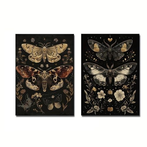 Pflanzen Blumen Butteryfly Motten Leinwand Malerei Drucke Dark Art Moddy Wand Kunst Poster Für Wohnzimmer Halloween Wohnkultur 21X30Cmx2Pcs Kein Rahmen Pflanzen Blumen Butteryfly Motten Leinwand Malerei Drucke Dark Art Moddy Wand Kunst Poster Für Wohnzimmer Halloween Wohnkultur 21X30Cmx2Pcs Kein Rahmen von Baibexing