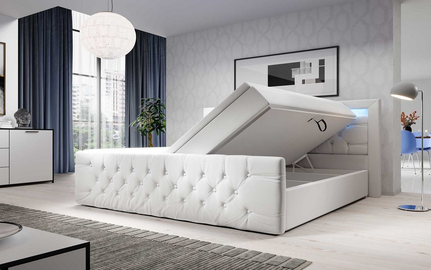 Baidani Boxspringbett Boxspringbett Alonso Baidani Boxspringbett Boxspringbett Alonso von Baidani