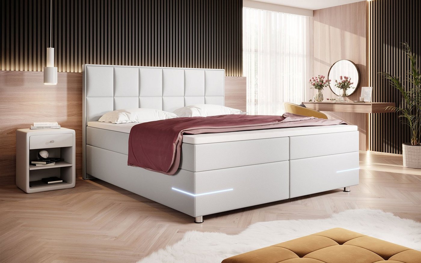 Baidani Boxspringbett Boxspringbett Milano von Baidani