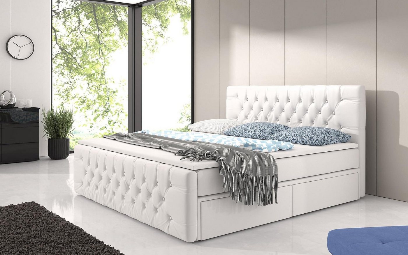Baidani Boxspringbett Sognare, Stauraum Baidani Boxspringbett Sognare, Stauraum von Baidani