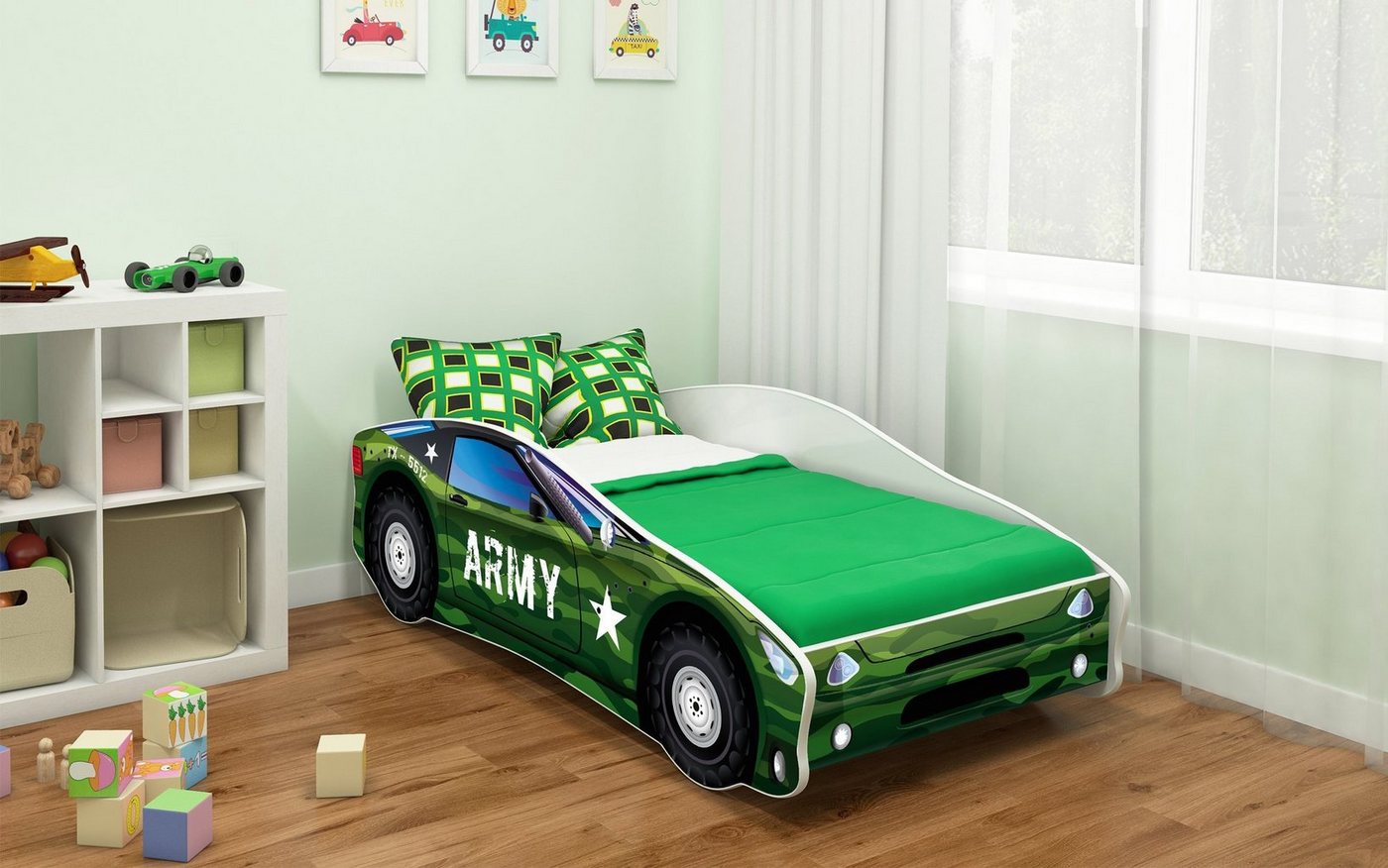 Baidani Kinderbett CAR, verschiedene Motive zur Auswahl! von Baidani
