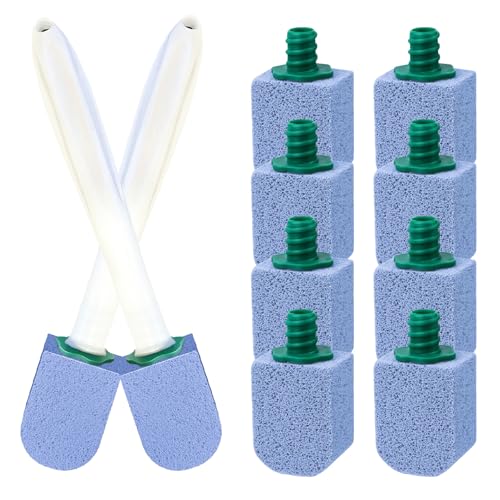Bimsstein Toilette 10 Stück,Cleaning Block Wc mit Griff,Effektive Bimsstein Toilettenreiniger,Hartnäckiger Kalk im WC Entfernen Und Urinstein,für die Reinigung von Badezimmer,Küche Spüle(Blau) von Baieye