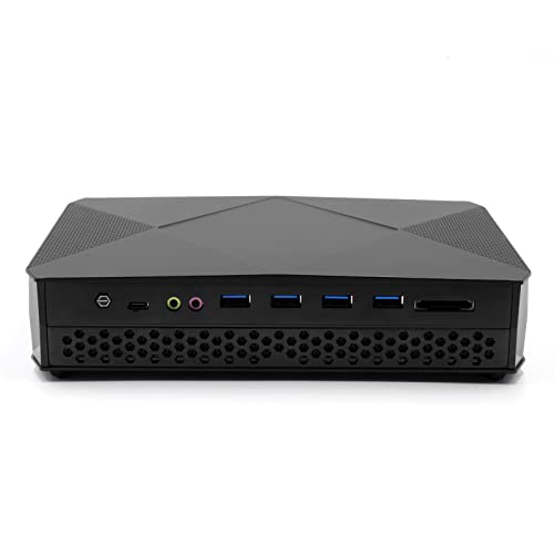 Baieyu Mini PC i7-8709G, 16GB RAM 512GB SSD, Mini Gaming Desktop Computer with AMD Radeon Pro WX Vega M GL Graphics, Windows 10 Pro, WiFi 6, BT 5.1, Support 4K Display, 2xHDMI, 2xDP, 2xLAN, Type-C von Baieyu