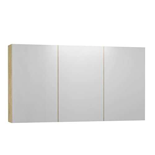 Baikal Camerino, Melamin Holz Glas, Natur, 120 cm von Baikal