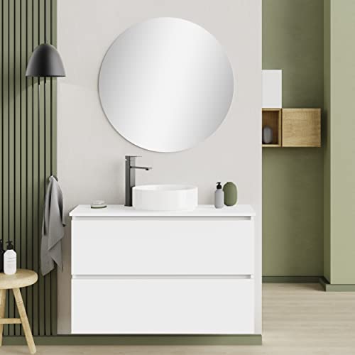 Baikal DEVA, Holz Melamin 16 Keramik, mattweiß, 100 cm von Baikal