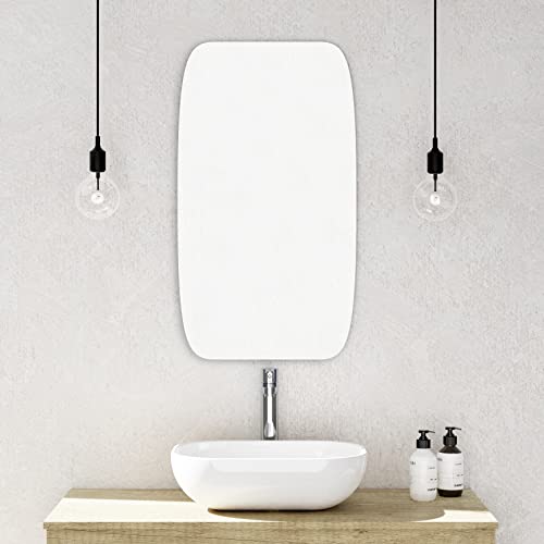Baikal Badezimmerspiegel, Verschiedene Formen und Größen verfügbar, Option mit und ohne LEDs, passend für Badezimmer oder jeden Wohnbereich. 45 ovale Spiegel von Baikal
