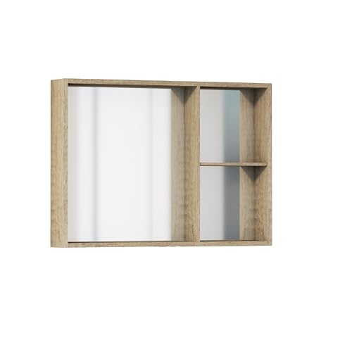 Baikal Camerino, Holz Melamin Glas, Natur, 80 cm von Baikal