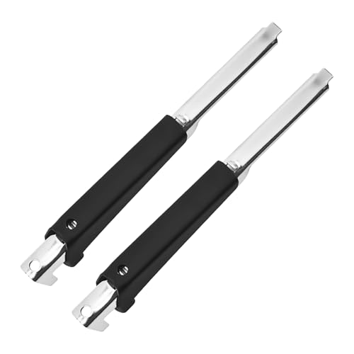 Bailinks 2 Stück Verstellbarer Jar Opener, Dosen- und Flaschenöffner, Multifunktionaler Deckelöffner für Schraubgläser, für Senioren und Arthritis-Patienten (Schwarz) von Bailinks