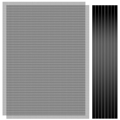 Baimuni PC Kühler Lüfter Staub Filter 400 x 300 mm, 2 Stück DIY PVC-Staubnetzfilter, PC Gehäuse Staubdicht Mesh Filter Abdeckung, Abdeckgitter mit Magnetstreifen für Computer, Staubgitter von Baimuni