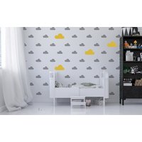 Cloud Wandaufkleber Aufkleber Matte Kinder Schlafzimmer Wohnzimmer Interior Design Vinyl Verschiedene Größen von Bairndesigns
