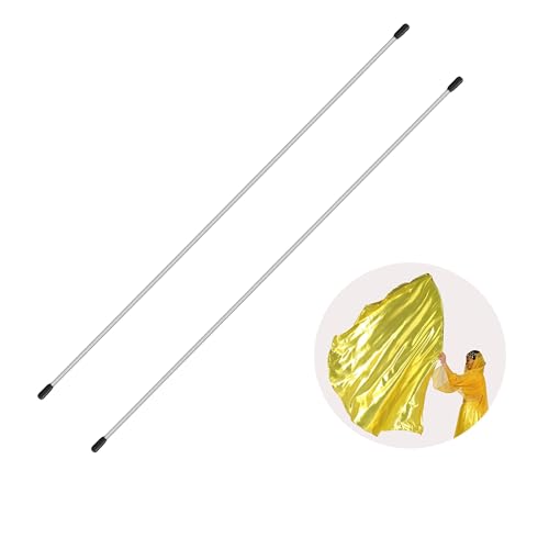 Baisdan 2 Stück Flexstäbe, 119,4 cm, Anbetungsflaggen, biegbar, flexible Stäbe für Anbetung und Lob, Flagge, Tanzzubehör, 3 verschiedene Längen Baisdan 2 Stück Flexstäbe, 119,4 cm, Anbetungsflaggen, biegbar, flexible Stäbe für Anbetung und Lob, Flagge, Tanzzubehör, 3 verschiedene Längen von Baisdan