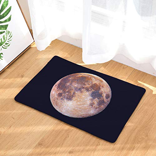 Baisheng Mysterious Moon Serie Muster Rutschfeste Badematte/Küchendecke/Schlafzimmermatte wasserabsorbierend schnell trocknend (Mond 10-15.7x23.6Zoll /40x60cm) von Baisheng