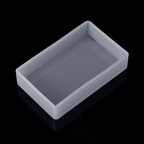 Baiyao Quadratisches Rechteck Schmuck Gießformen für Harz, Silikon Molds Schmuck DIY Silikon Form Resin für Dekoration Crafting, Schmuck Machen von Baiyao