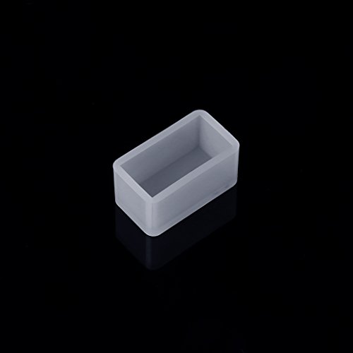 Baiyao Quadratisches Rechteck Schmuck Gießformen für Harz, Silikon Molds Schmuck DIY Silikon Form Resin für Dekoration Crafting, Schmuck Machen von Baiyao