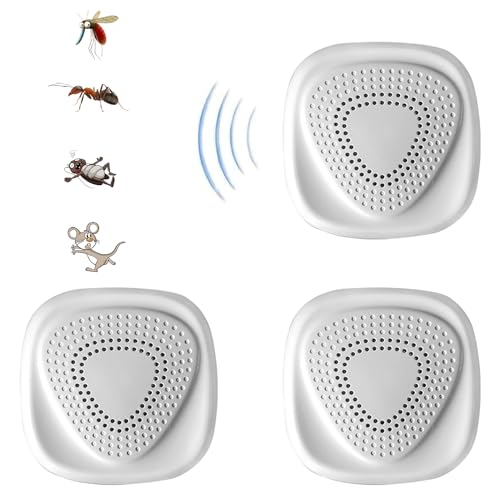 Ultraschall Schädlingsbekämpfer, 2 Stück Moskitoschutz Innenräumen, Elektronische Insektenschutzmittel, Moskitoschutz Plug-in Pest Repeller,für Mücken, Spinnen, Kakerlaken, Fliegen von Baiyx
