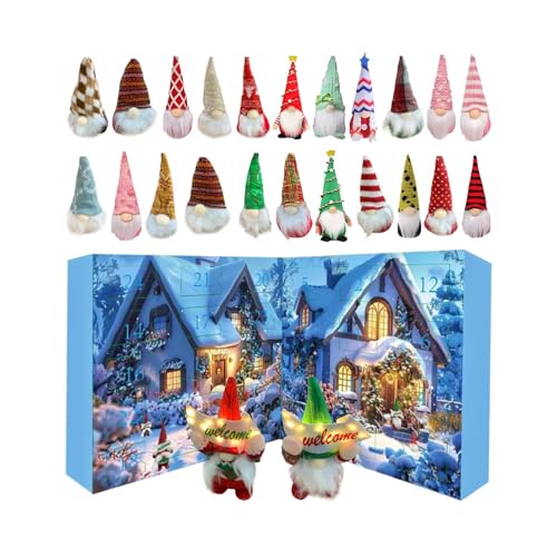 Bajbumgn Adventskalender,24 Tage Urlaub Countdown Kalender | Sammelfiguren Für Tägliches Ritual Deko Kamin Festtagsfoto Hintergrund von Bajbumgn